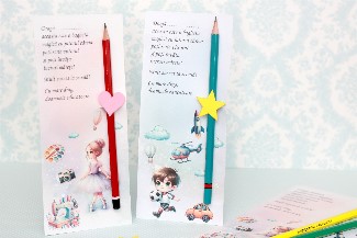 Card cu mesaj pentru fete si baieti
