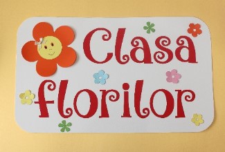 Panou personalizat clasa florilor