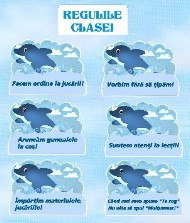 Set 6 reguli pentru clasa delfinilor
