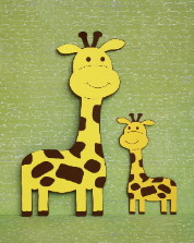 Set creativ girafa mica
